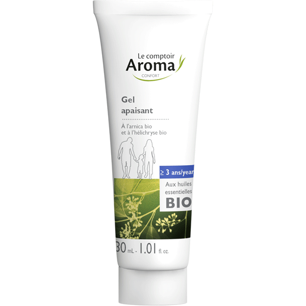 Gel apaisant à l'arnica et à l'hélichryse